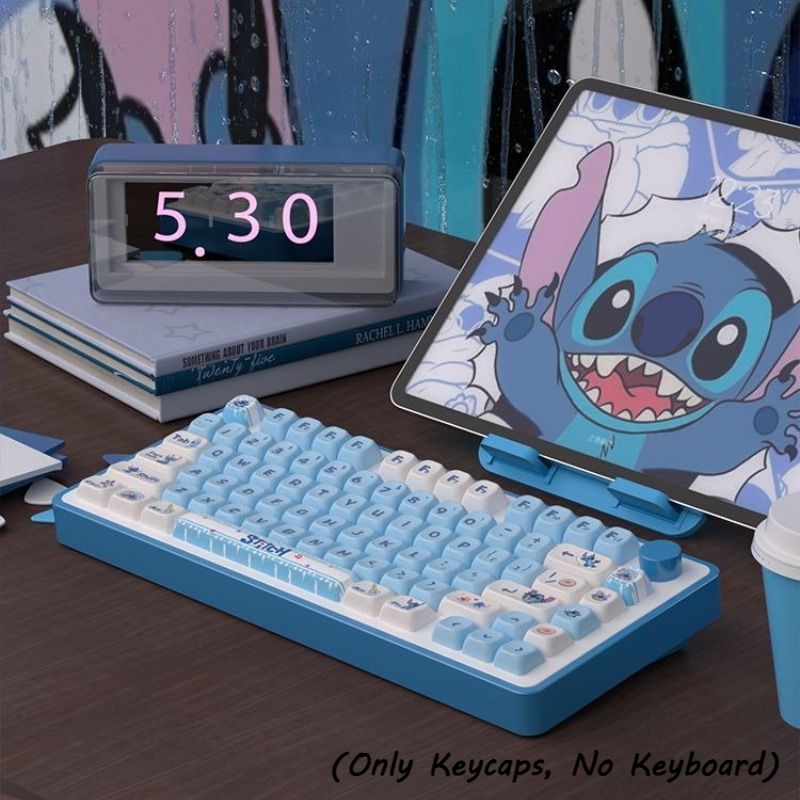 Gaming Accessories Aesthetic - Stitch Keycap Set for Gaming Mechanical