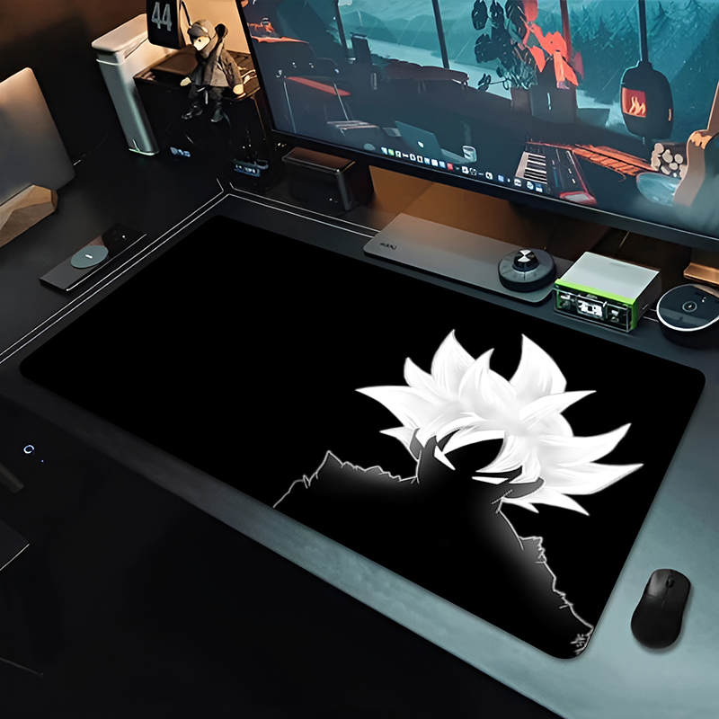 Gaming Accessories Anime - DBZ Black Anime Mouse Pad Dragon
