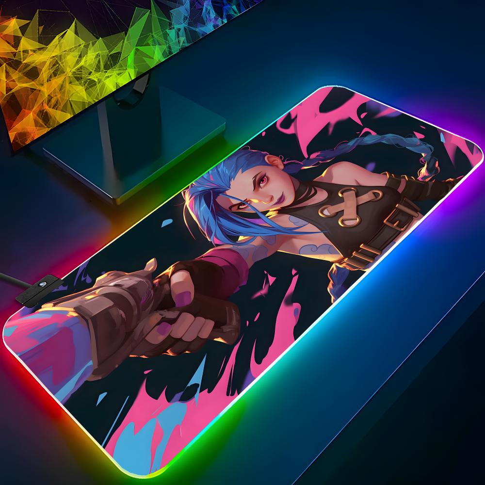 Jinx Gaming Accessories - Cool J-Jinxs Mouse Pad RGB Backlit