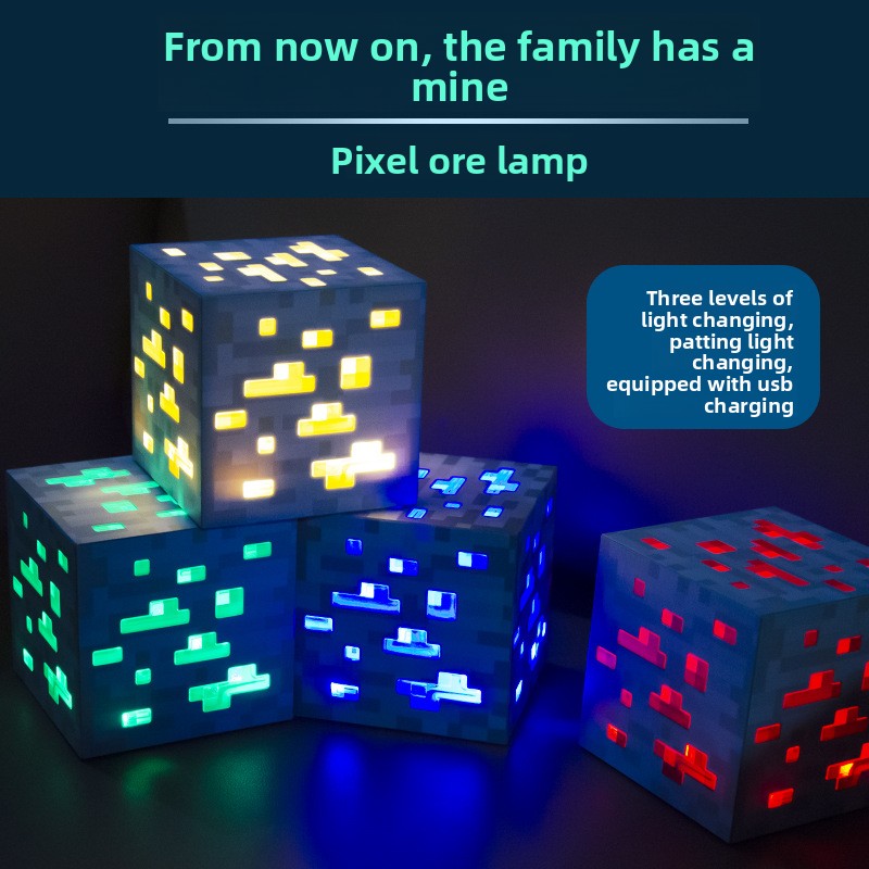 Gaming Accessories Minecraft - LED Night Light Game Torch Lamp