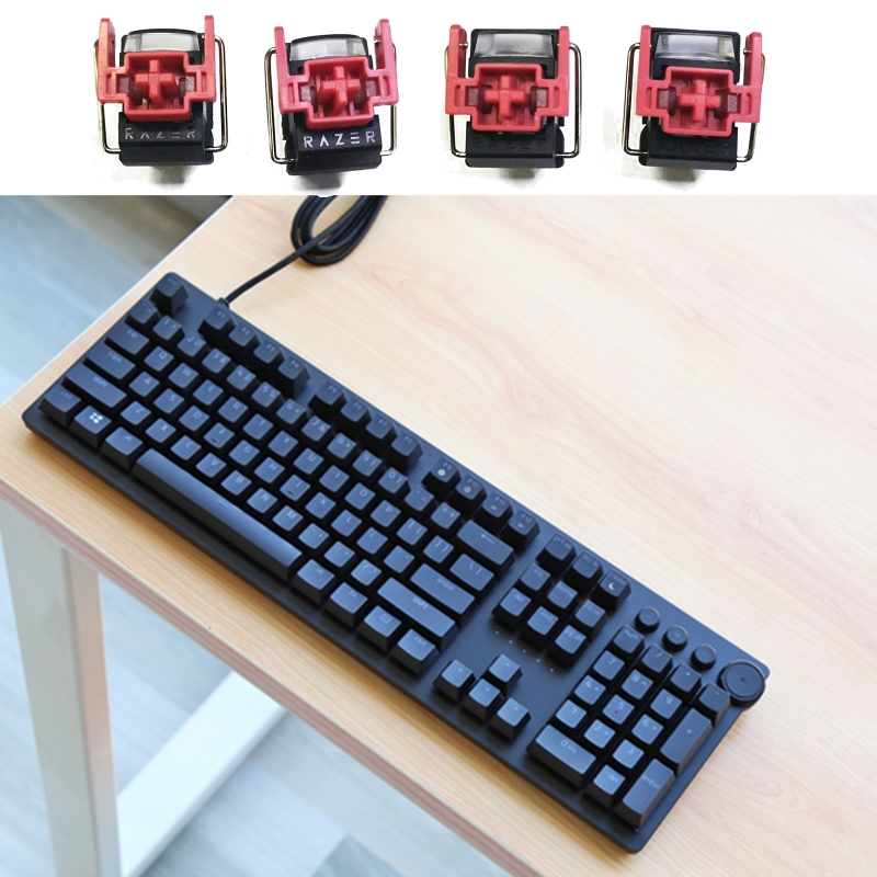 Gaming Accessories Aesthetic - 4 V2 Slient Liner Đỏ Công