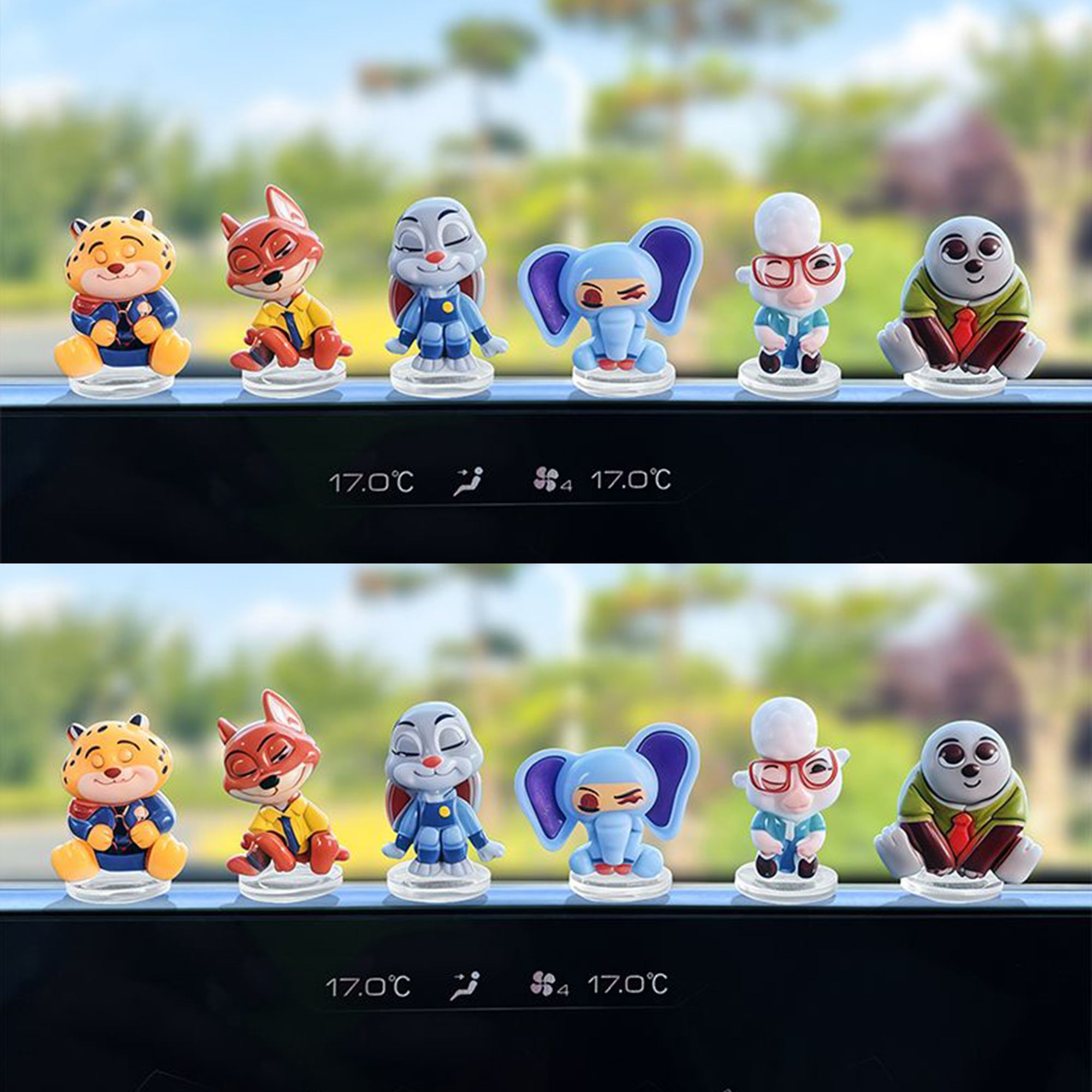 Gaming Accessories Anime - Zootopia cartoon car ornament for car
