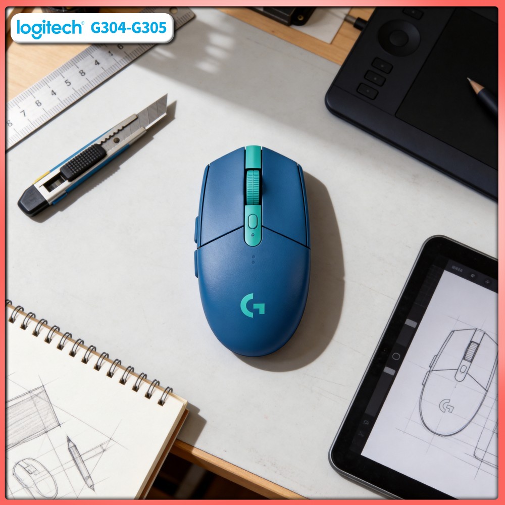 Pc Gaming Essentials Accessories - Logitech G305 LIGHTSPEED Gaming Mouse, 12000