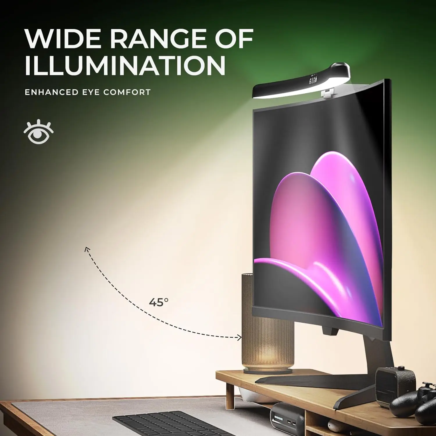 Monitor Light Bar Curved with  - đánh giá và giá Gaming Accessories Led