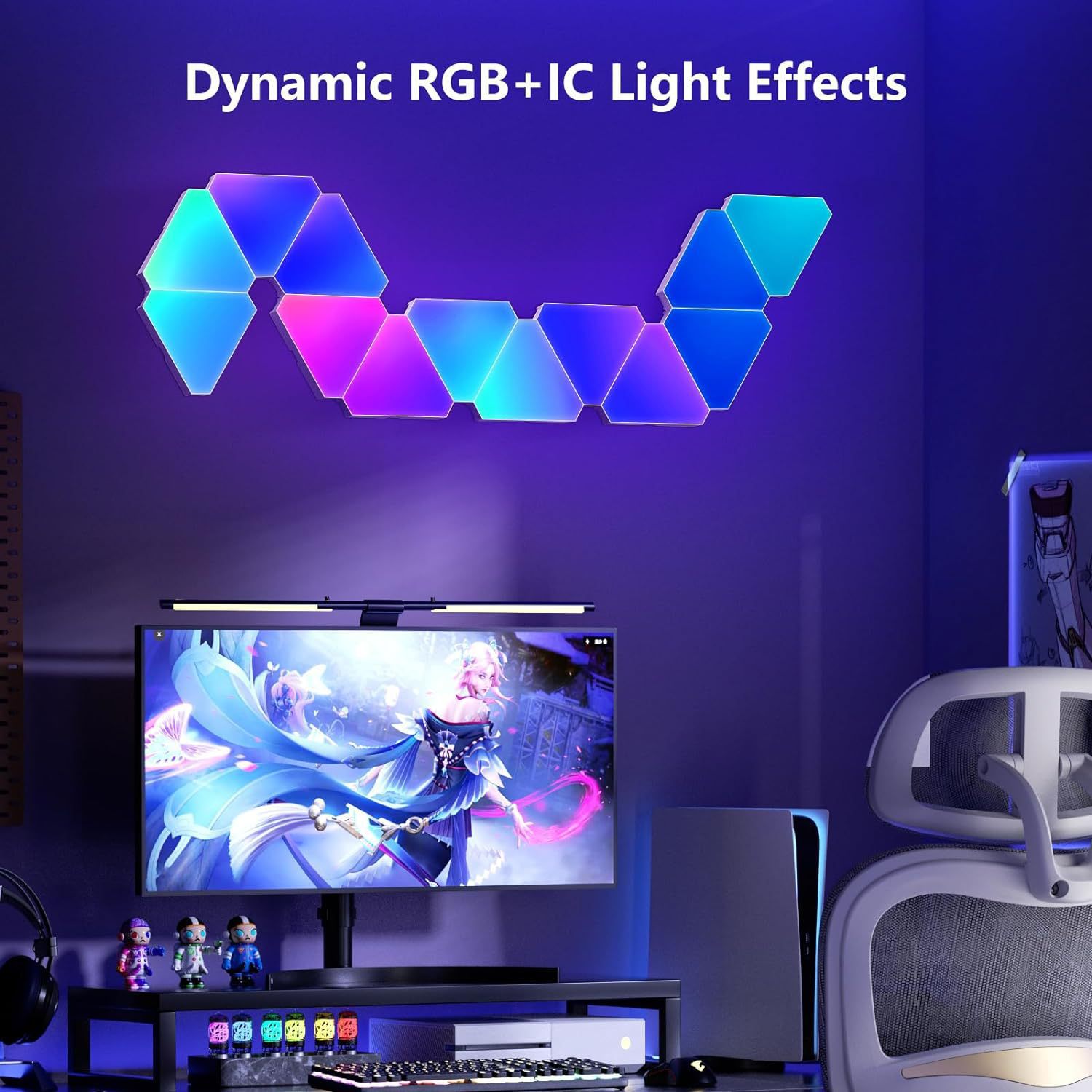 Tuya WiFi RGB Triangle Quantum - đánh giá và giá Gaming Accessories Led