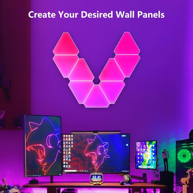 Tuya WiFi RGB Triangle Quantum - đánh giá và giá Gaming Accessories Led