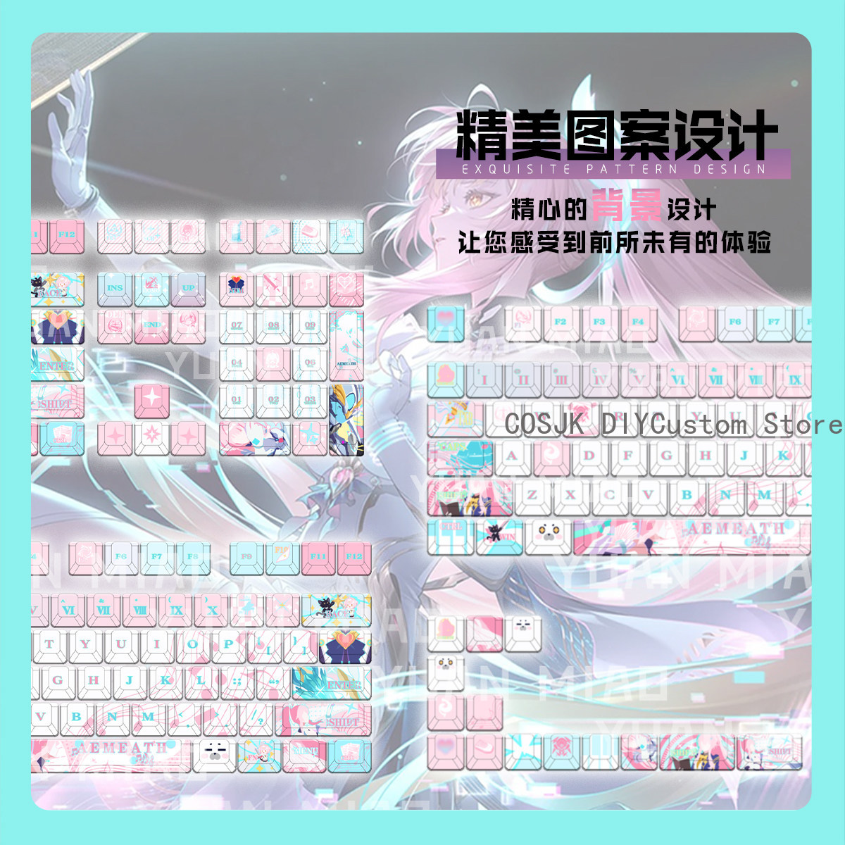 122 Keys Anime Wuthering Waves - đánh giá và giá Gaming Accessories Anime