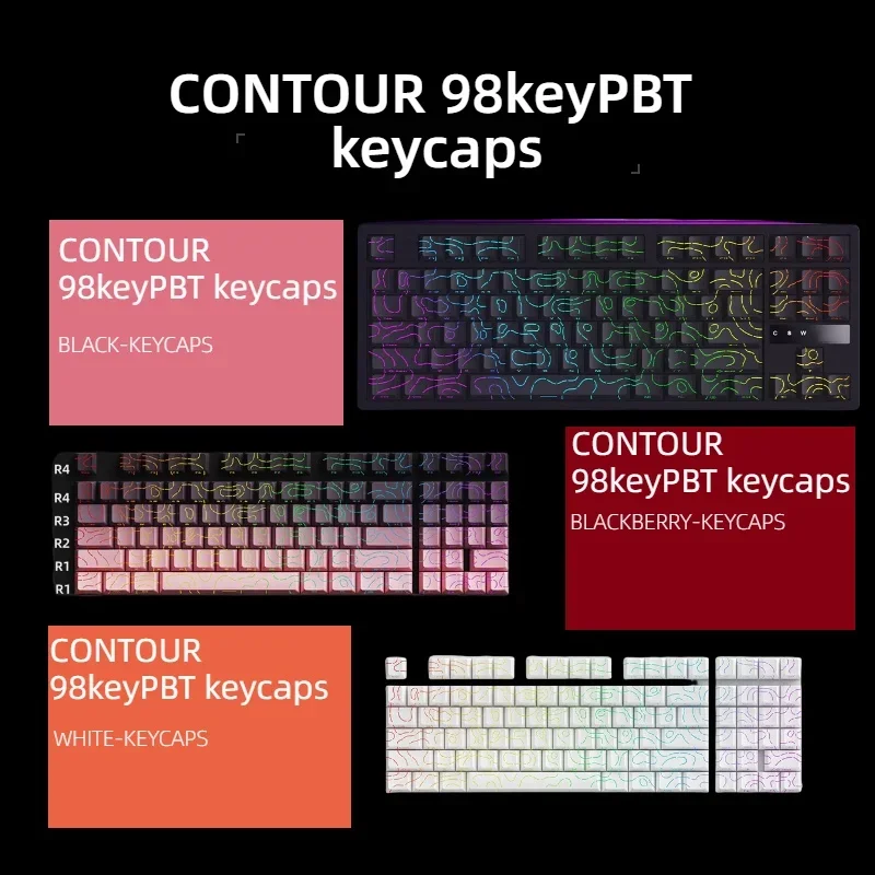 Contour KM98 PBT Keycaps-Perfe - đánh giá và giá Gaming Accessories Aesthetic