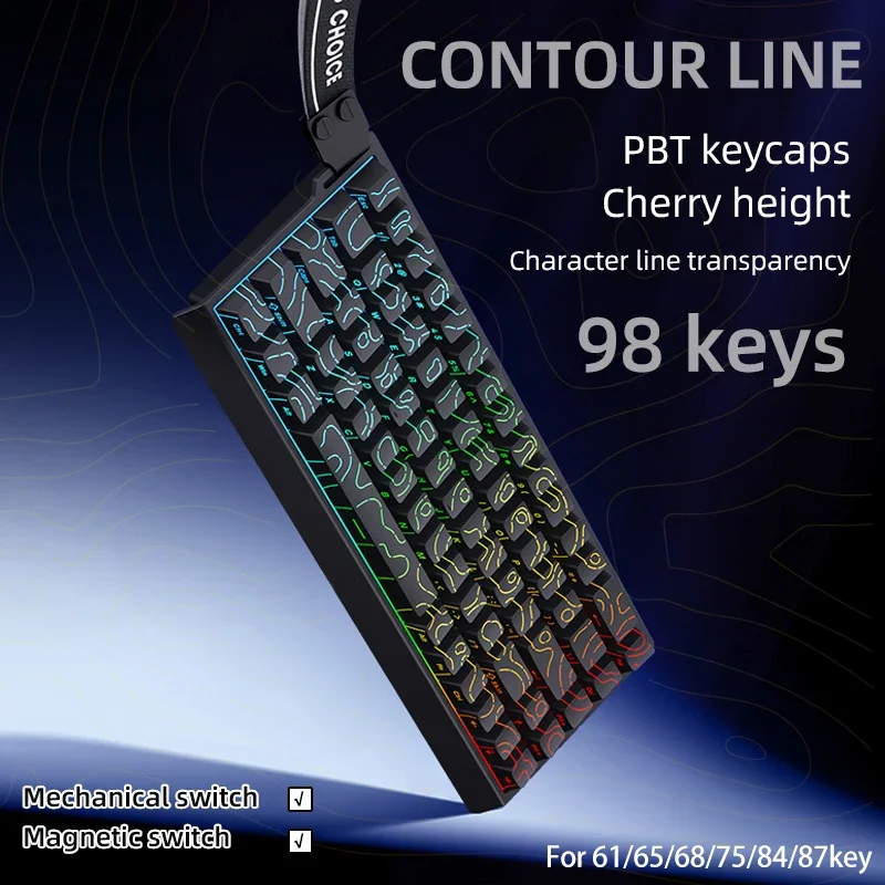 Contour KM98 PBT Keycaps-Perfe - đánh giá và giá Gaming Accessories Aesthetic