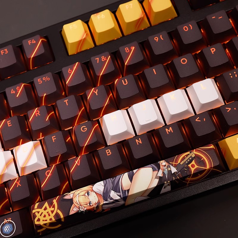 108 Keys/set Blue Archive Loch - đánh giá và giá Gaming Accessories Aesthetic