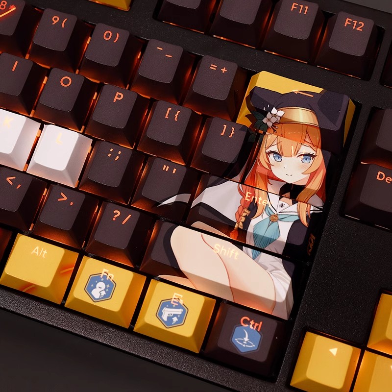 108 Keys/set Blue Archive Loch - đánh giá và giá Gaming Accessories Aesthetic