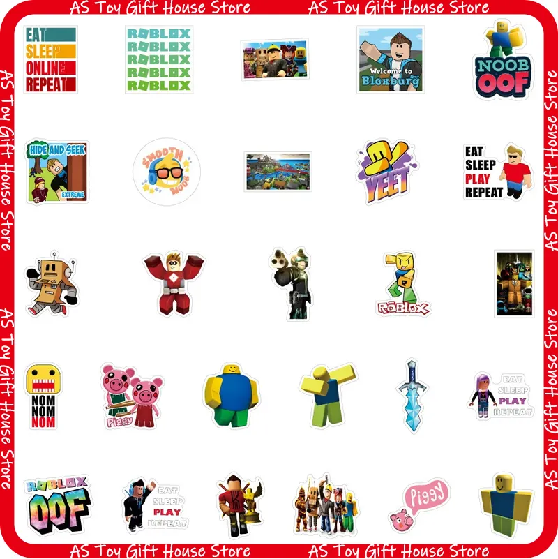 100 Pcs Roblox Stickers Self A - đánh giá và giá Gaming Accessories Roblox