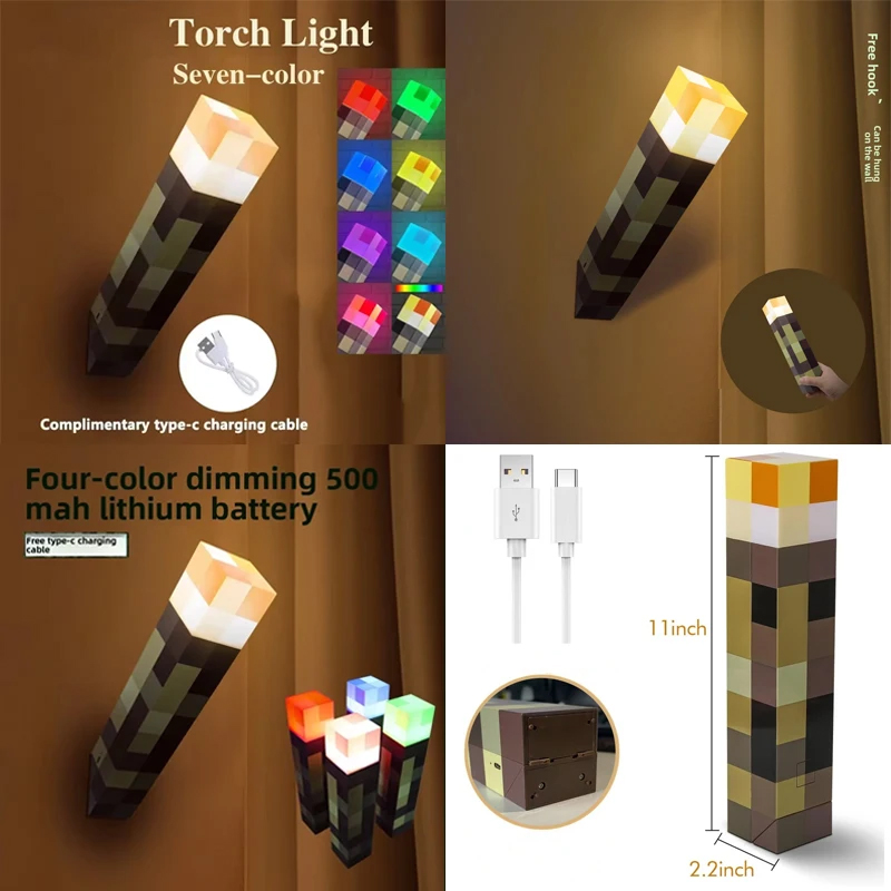 LED Night Lights Games Brownst - đánh giá và giá Gaming Accessories Minecraft
