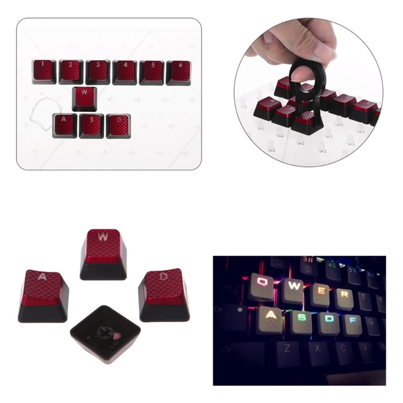 10 Phím Backlit Keycaps Chống  - đánh giá và giá Gaming Accessories Aesthetic