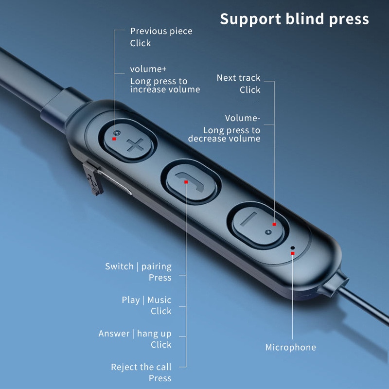 Neck Hanging Bluetooth Headset - đánh giá và giá Gaming Accessories Iphone