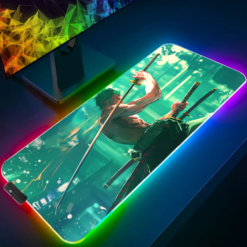 ONE PIECE Zoro Mouse Pad RGB G - đánh giá và giá Gaming Accessories Led