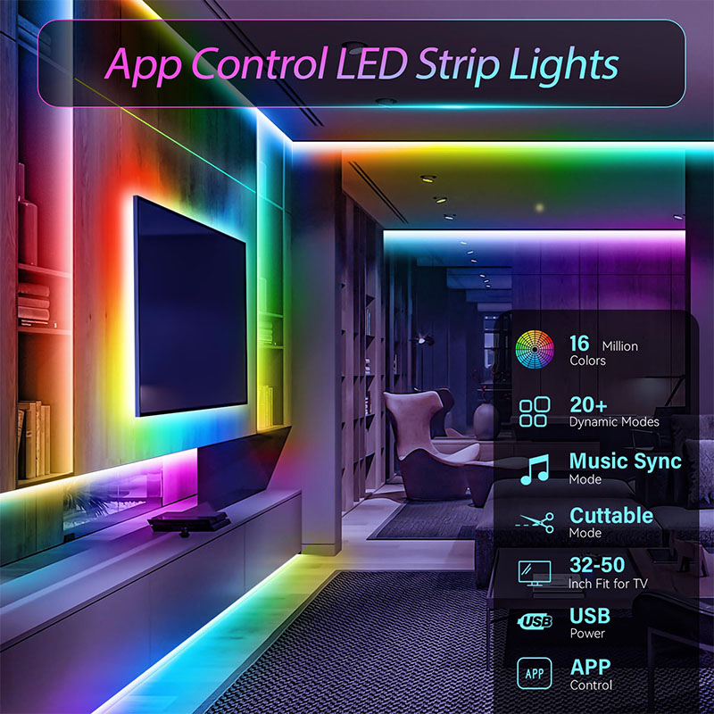 USB RGB LED Strip SMD3535 With - đánh giá và giá Gaming Accessories Led
