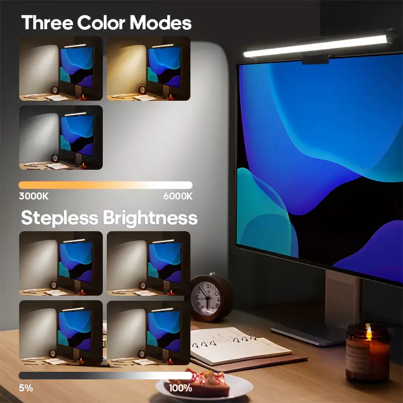 USB LED Desk Lamp Screen Hangi - đánh giá và giá Gaming Accessories Led