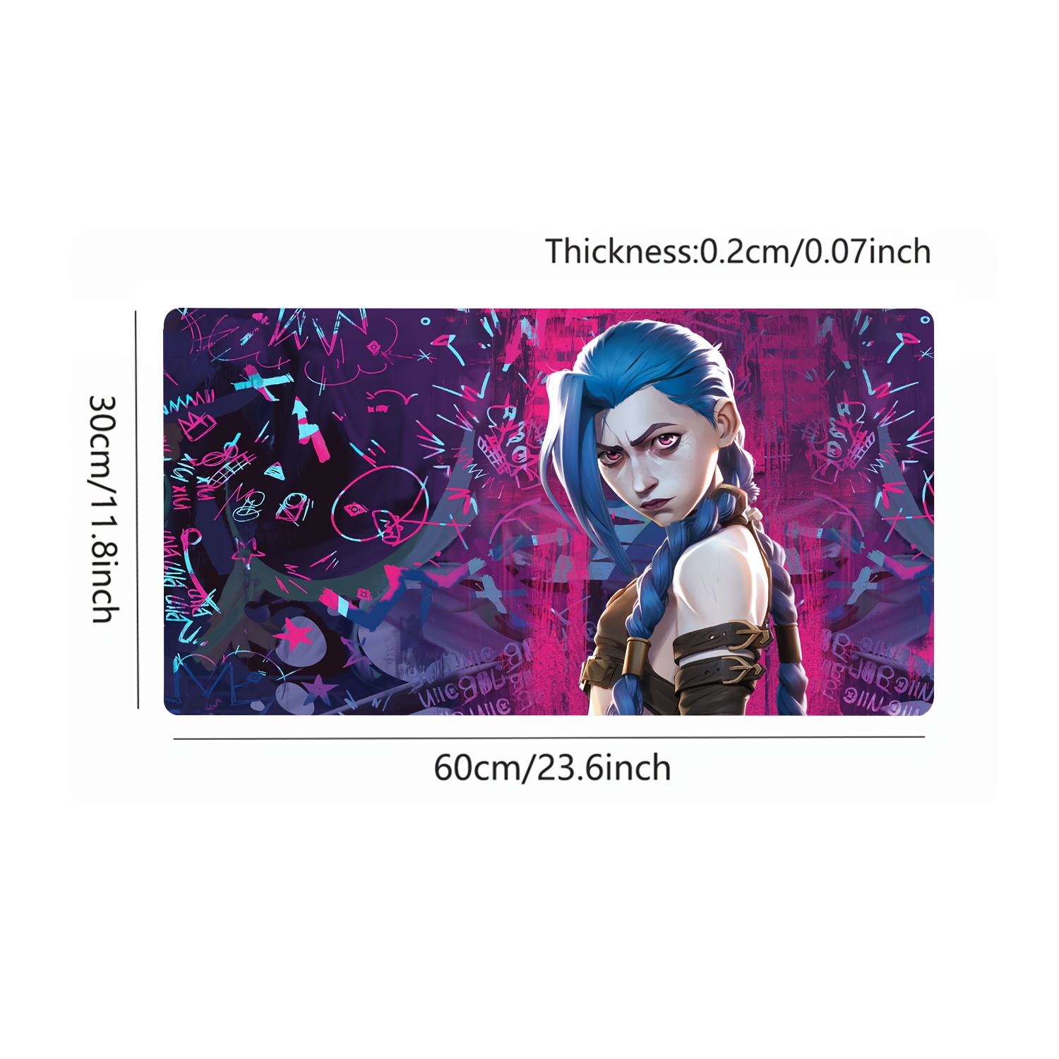 Large Anime Gaming Mouse Pad J - đánh giá và giá Jinx Gaming Accessories