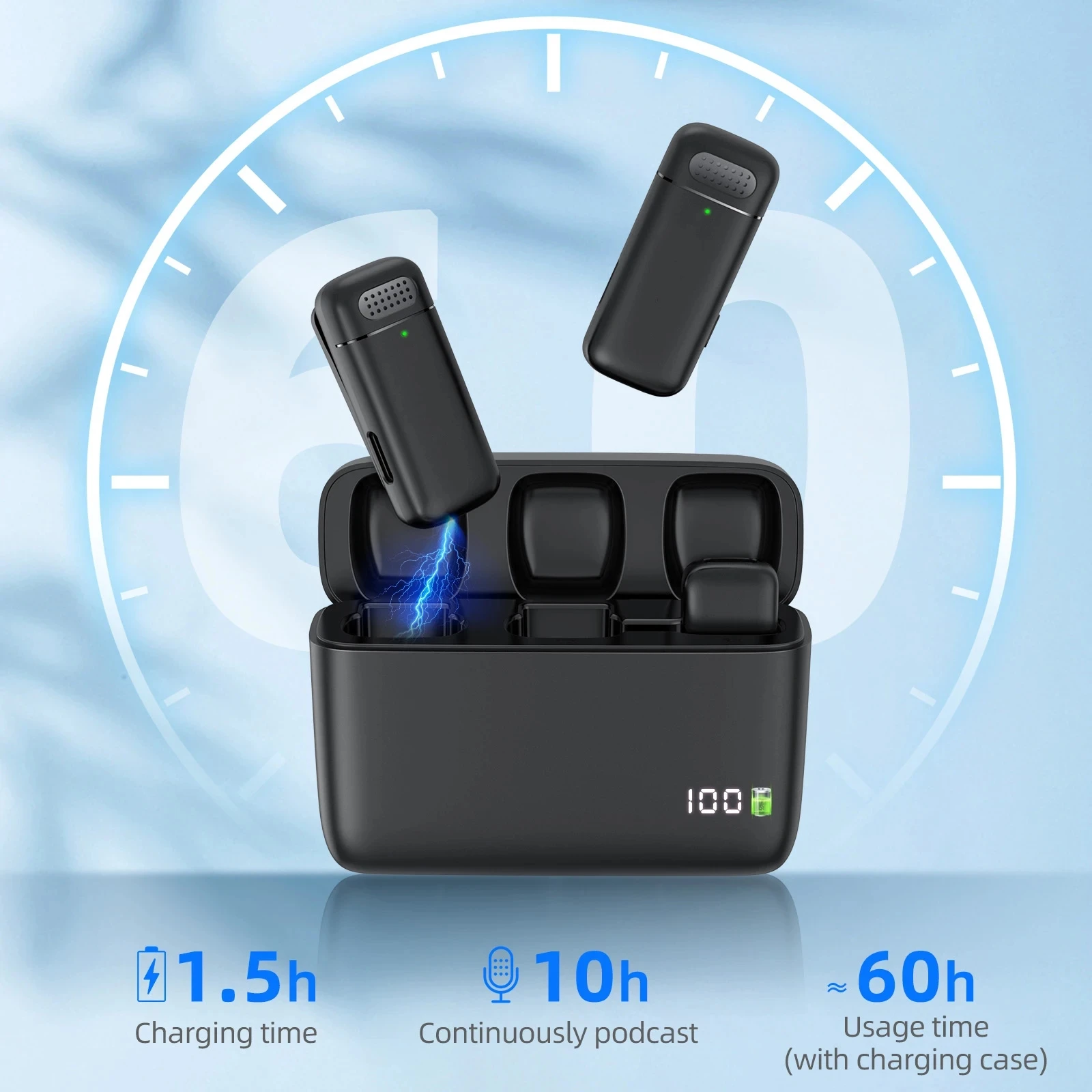 2in1 K30 Wireless Lavalier Mic - đánh giá và giá Gaming Accessories Iphone