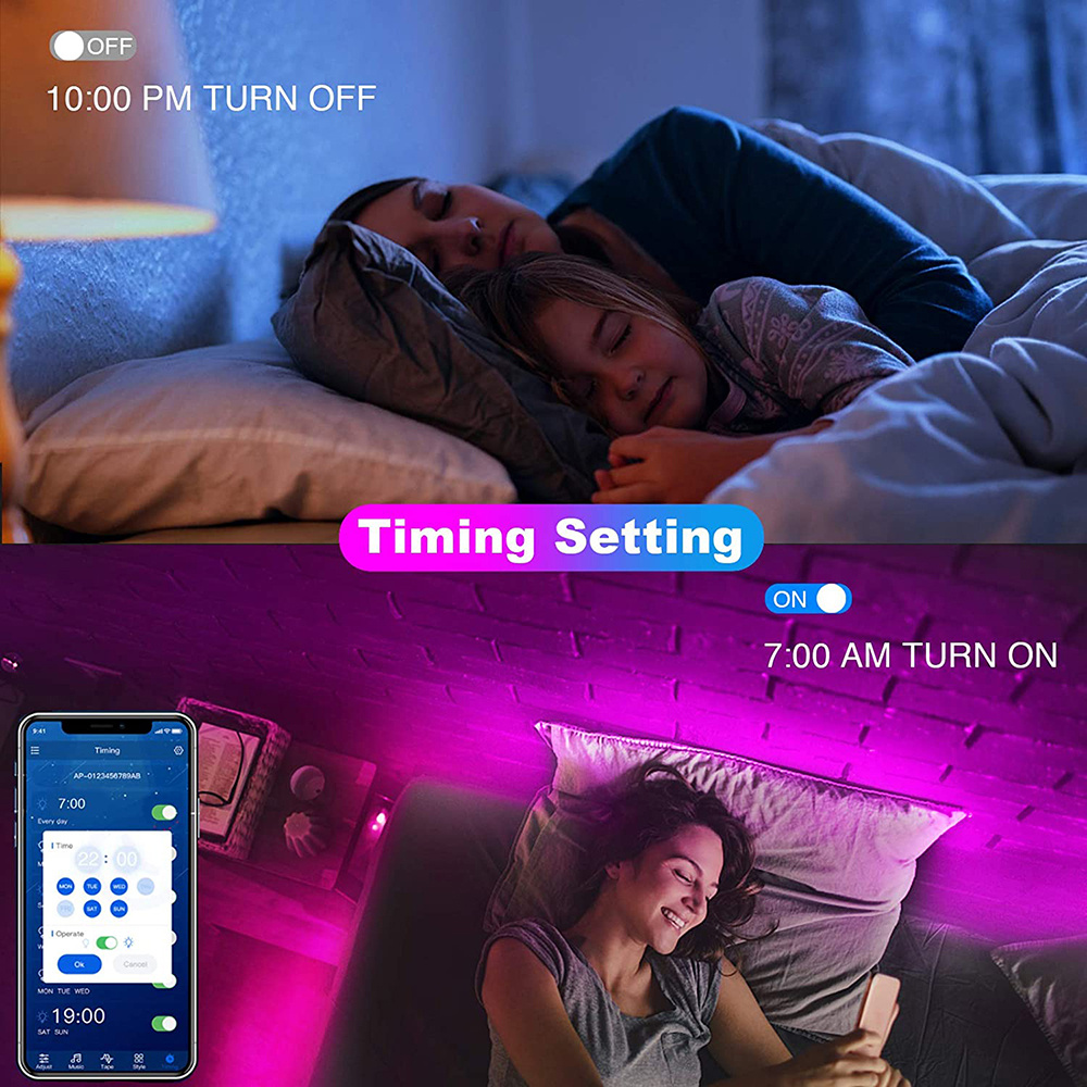 RGB 5050 LED Strip Lights App  - đánh giá và giá Gaming Accessories Led