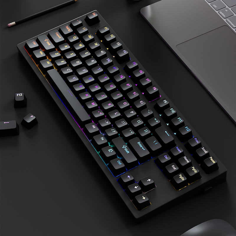 130+ Keys Black Custom Double  - đánh giá và giá Gaming Accessories Aesthetic
